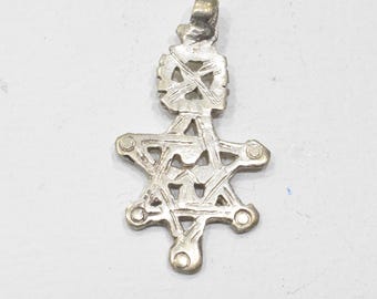 Ethiopian Silver Coptic Cross Tuareg Tribe North Africa