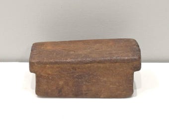 African Stool Lobi Wood Vintage Stool Burkina Faso
