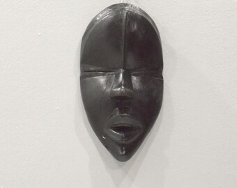 African Dan Burnished Wood Mask Liberia