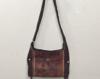 Shoulder Bag Purse Hmong Hill Tribe Embroidered Shoulder Bag