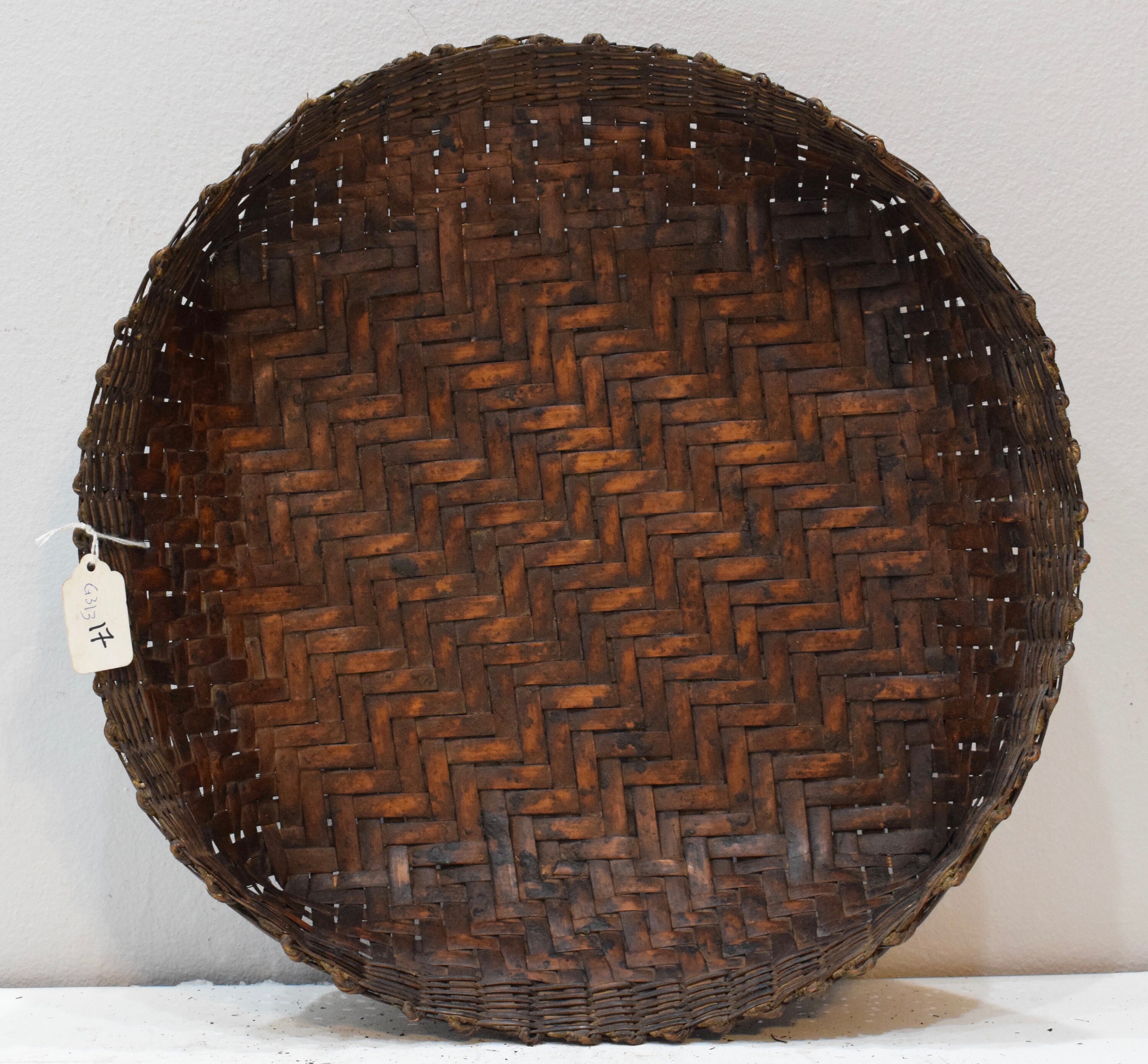 Basket Philippines Ifugao Woven Plate Bowl Rattan Ifugao Rattan Plate