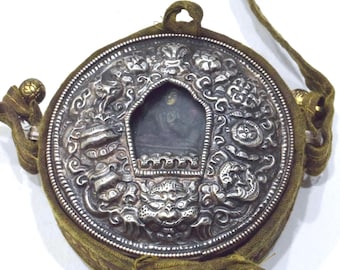 Tibetan Buddhist Ghau Shrine Traveling Prayer Shrine