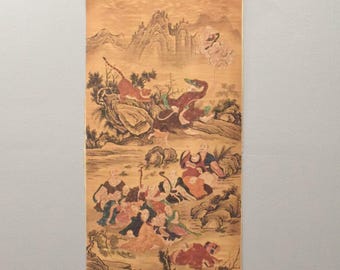 Tibetan Thangka Print Painting Buddhist Deity