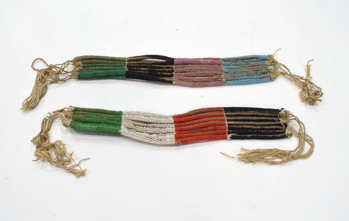 African Zulu Beaded Dance Anklets South Africa