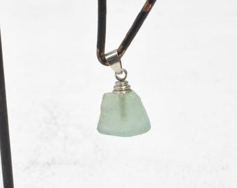 Roman Glass Chip Pendant
