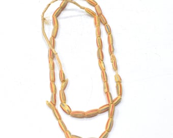 African Stripped Watermelon Beads Ghana