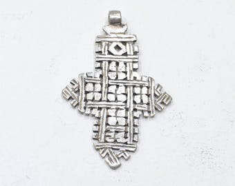 Ethiopian Silver Coptic Cross Tuareg Tribe North Africa
