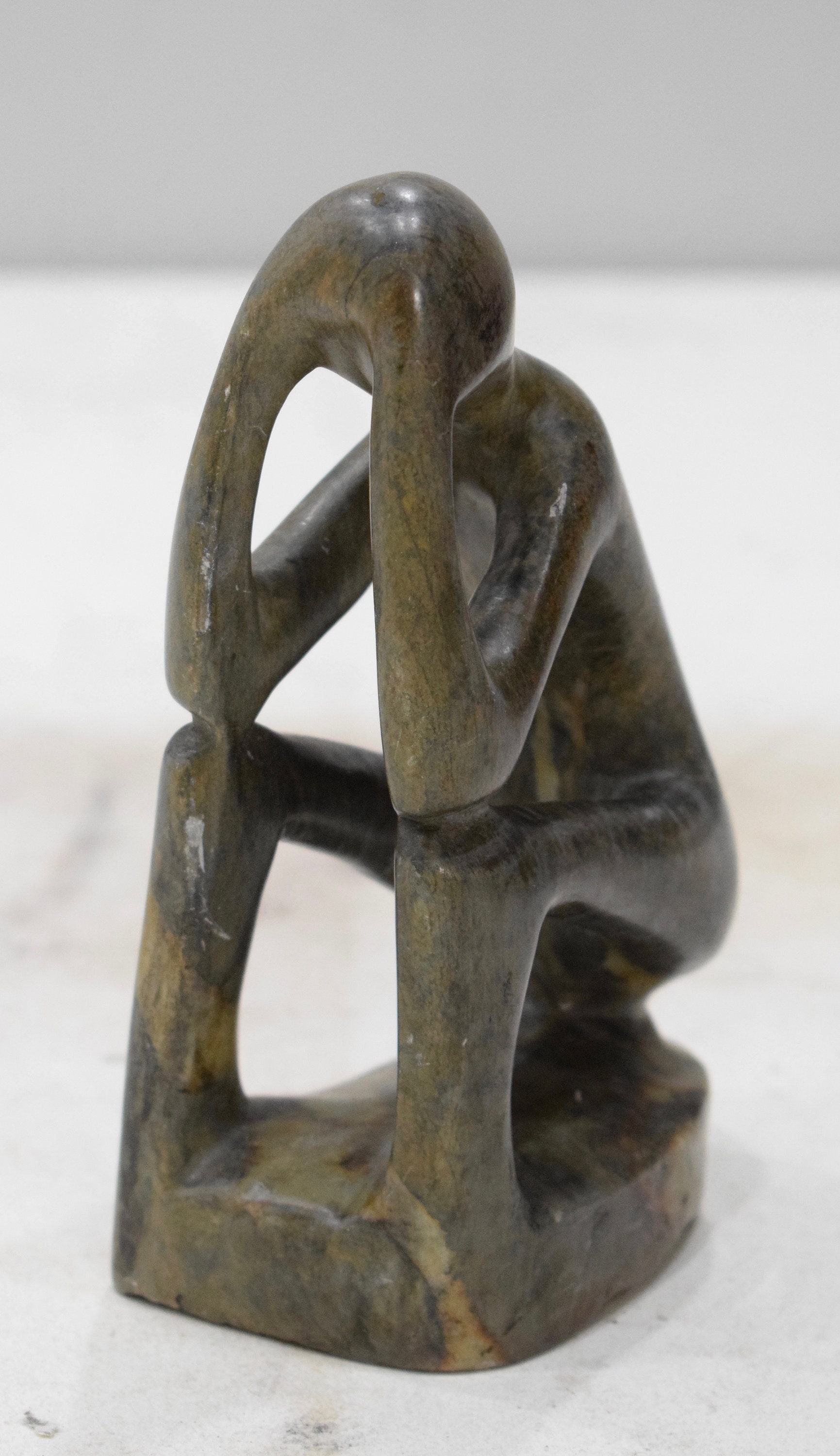 African Soapstone Figurative Carved Sculpture Kenya 6