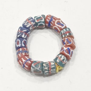 Afrikanische Krobo Glasperlen Armband Ghana Westafrika