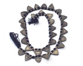 Ethiopian Silver Telsum Prayer Pendant Strand