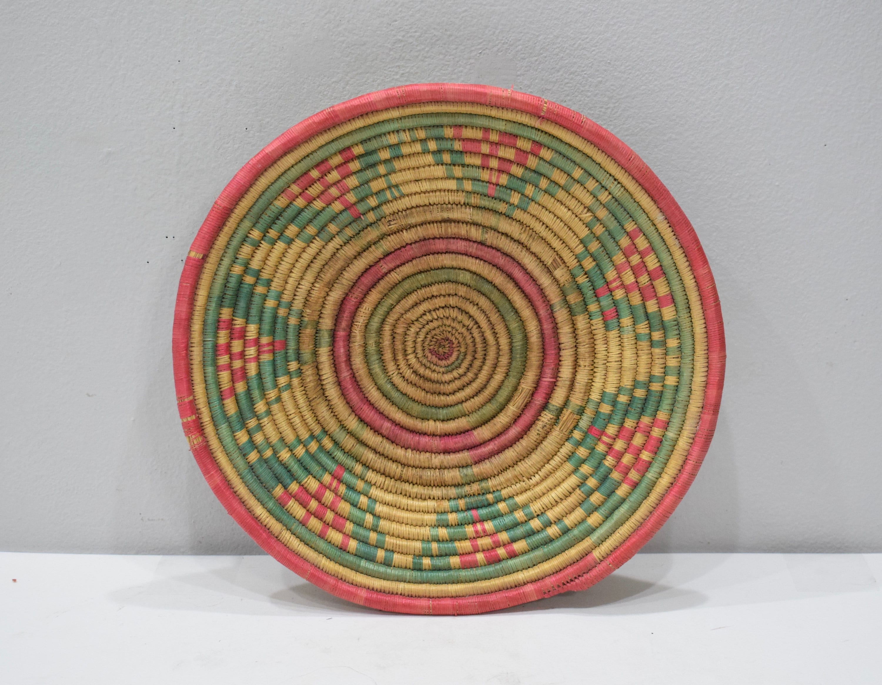 Basket African Ethiopian Gurage Grass Woven Basket
