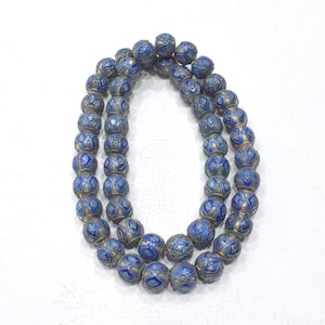 Chinese Enamel Multi Color Diamond Design Bead