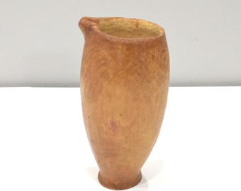 African Wood Pokot Old Milk Water Pitcher Kenya
