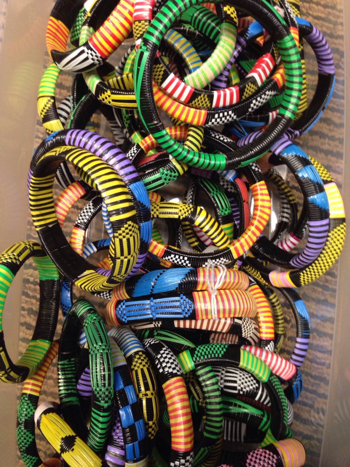Bracelets African Tuareg Colorful Handmade Woven Bracelets Jewelry Tribal
