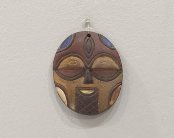 African Goli Passport Mask Akan Tribe