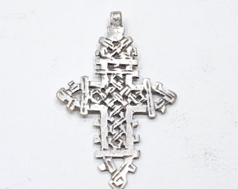 Ethiopian Silver Coptic Cross Tuareg Tribe North Africa
