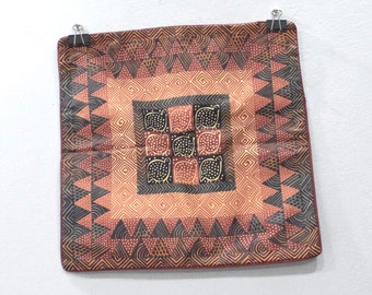 African Batik Pillow Case Shona Zimbabwe.