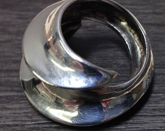 Ring  Sterling Silver Hill Tribe Swirled Ring