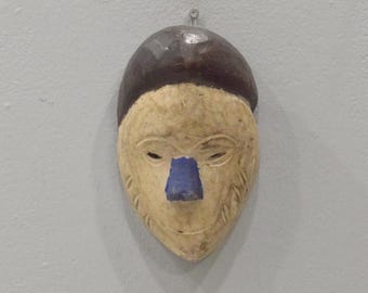 African Mask Punu Tribe Male Passport Mask Gabon