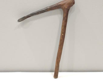 African Wooden Handle Metal Carving Axe Kenya