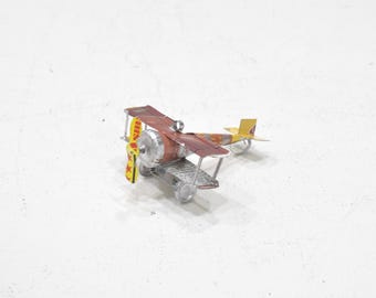Bi Plane Upcycled Toy Tin Bi Plane