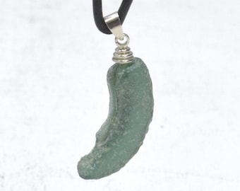 Roman Glass Chip Pendant