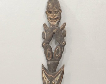 Papua New Guinea Wood Food Hook Andingam Tribe