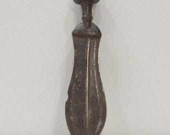 African Kuba Ceremonial Congo Mens Knife