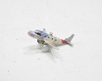 Boeing Jet Upcycled Toy Tin Jet Plane