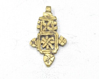 Ethiopian Gold Coptic Cross Tuareg Tribe North Africa