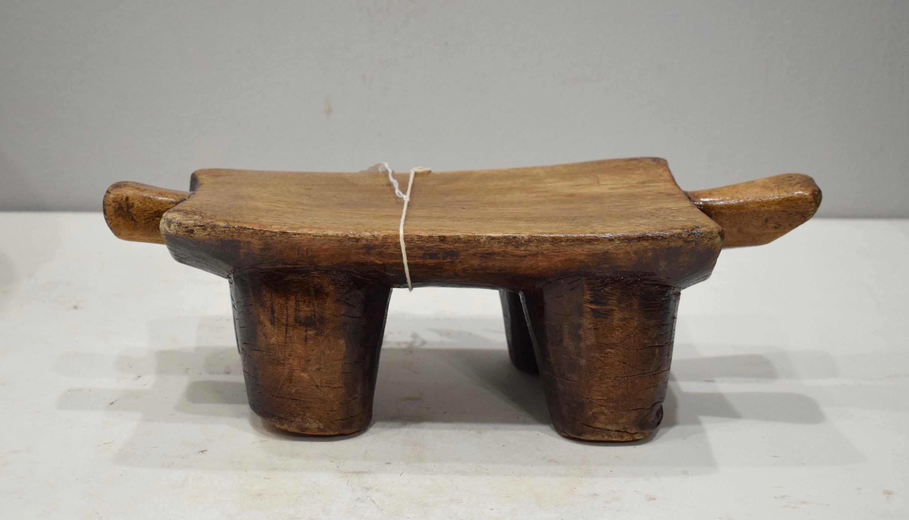 African Stool Lobi Wood Vintage Stool Burkina Faso