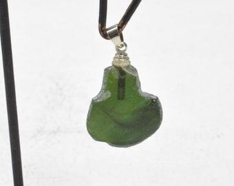 Roman Glass Chip Pendant