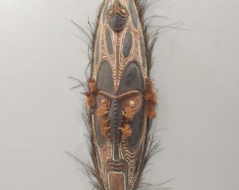 Mask Papua New Guinea Passam Sepik River Spirit Mask