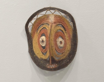 Mask Papua New Guinea Woven Fiber Yam Mask