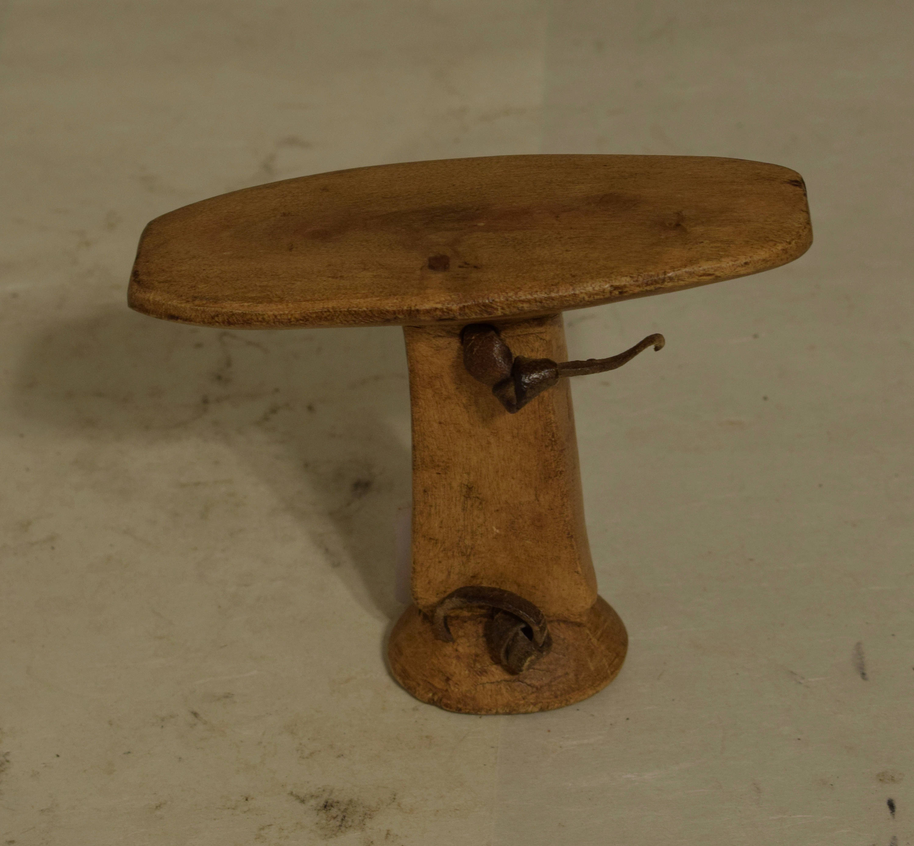 African Headrest Turkana Tribe Wood African Pillow