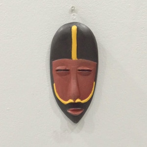 African Dan Burnished Wood Mask Liberia