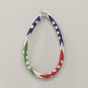 African Zulu Beaded Ring Necklace South Africa