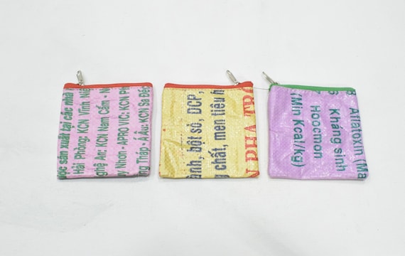 Monederos Surtidos de Plástico Reciclado Vietnam México