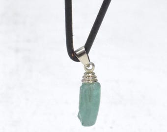 Roman Glass Chip Pendant