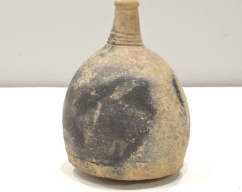 African Clay Storage Pot Lobi Tribe Burkina Faso