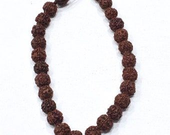 Beads Mala Rudrasksha Brown Nut Bead