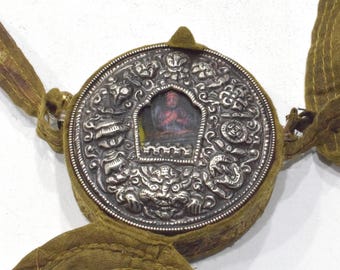 Tibetan Buddhist Ghau Shrine Traveling Prayer Shrine