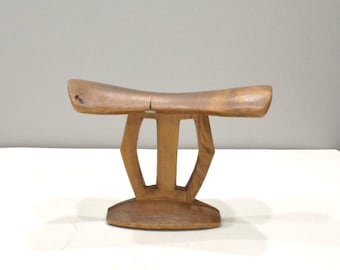 African Pokot Tribe Wood Headrest