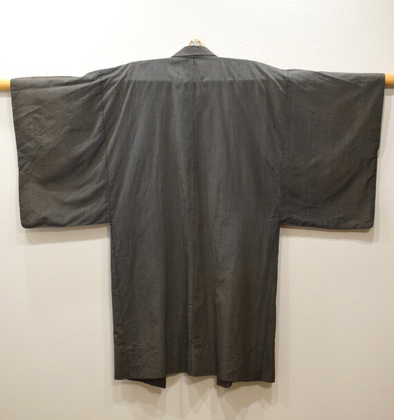 Kimono Japanese Black Stripe Kimono - image 3