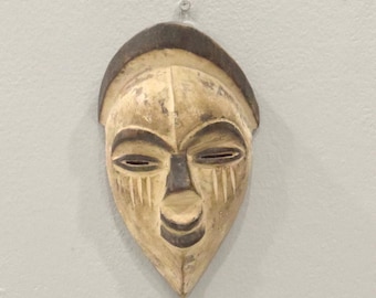 African Punu Tribe Male Passport Mask Gabon