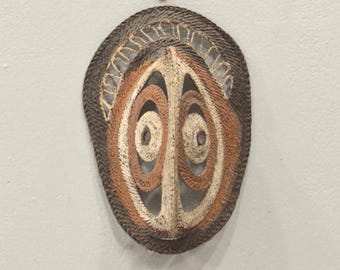 Mask Papua New Guinea Woven Fiber Yam Mask