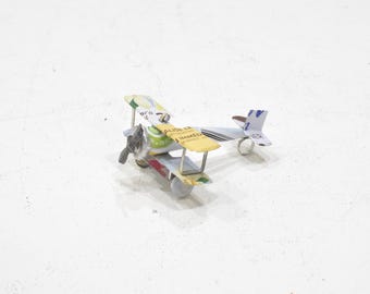 Bi Plane Upcycled Toy Tin Bi Plane