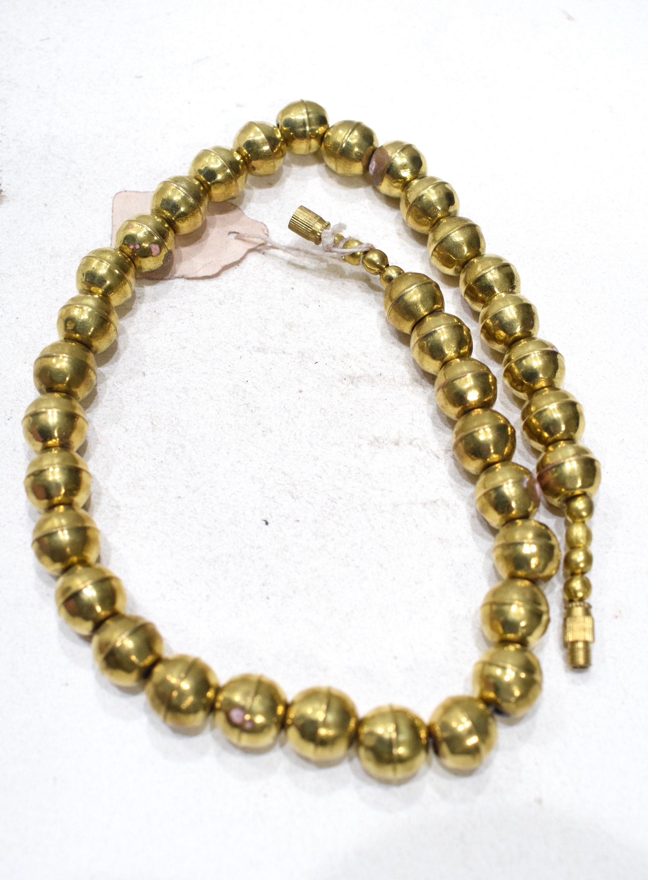 Beads India Round Brass Beads 12mm