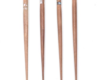 Hair Sticks Indonesian Assorted Inlaid Wood and Shell Hair Sticks