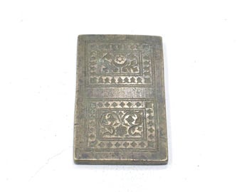 Stamp Die Mold Vintage Bronze Detailed Kuchi Jewelry